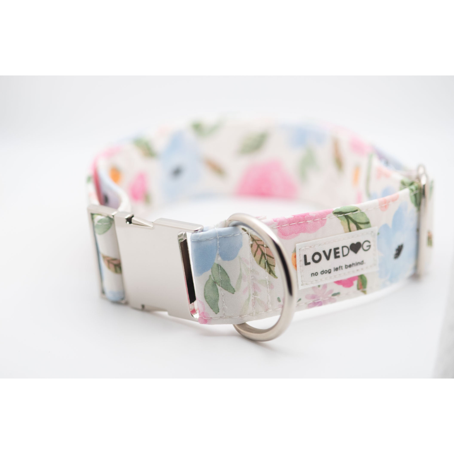 LOVEDOG Wide Luxe Floral Dog Collar