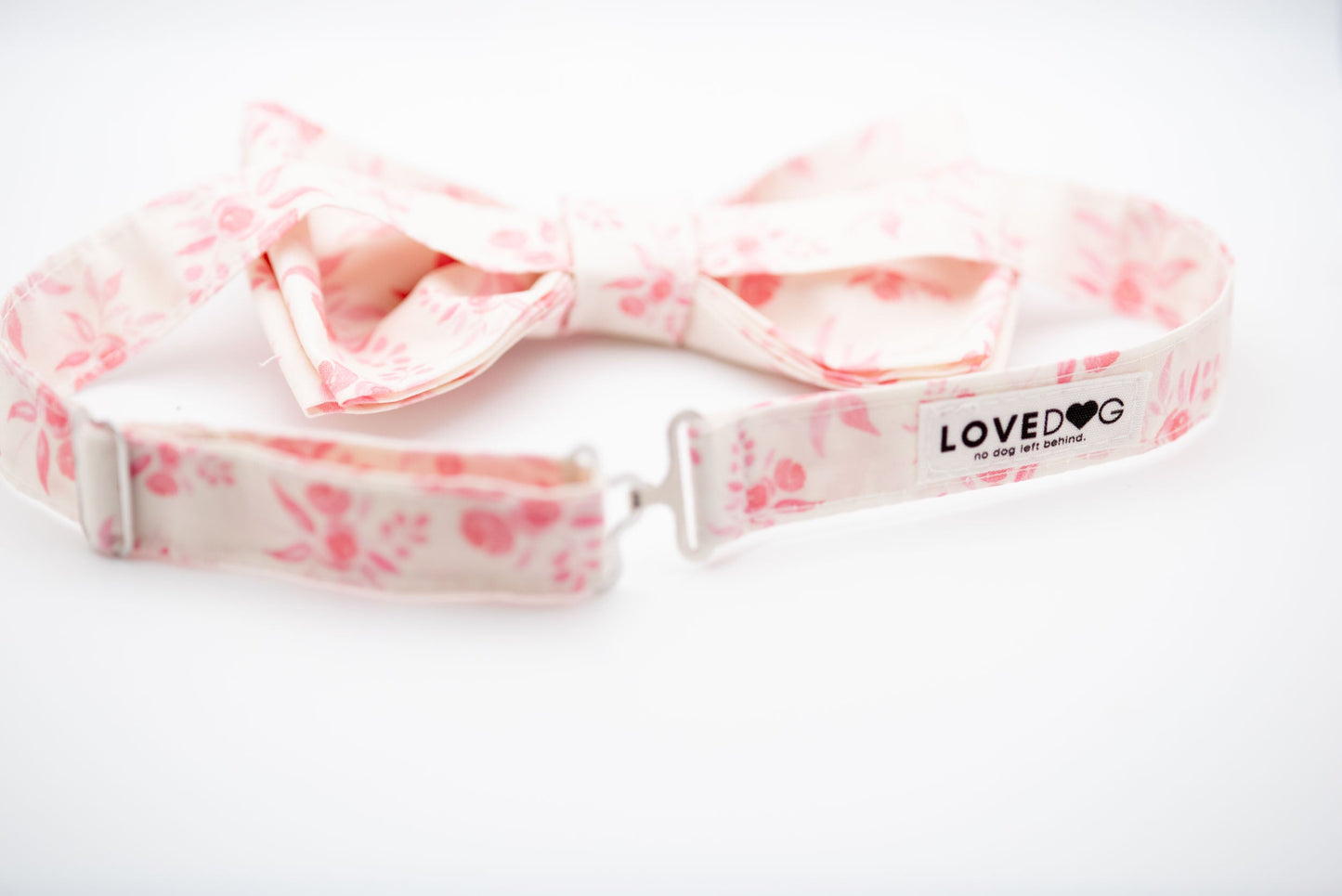 LOVEDOG Pink Peony - Wide Luxe Dog Collar