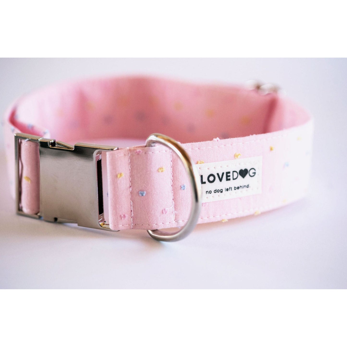 Swiss Dots in Fat Pink - lovedog