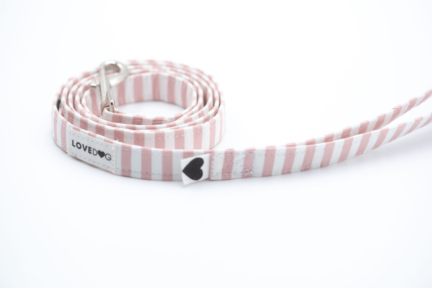 The Blushed Stripe Dog Leash