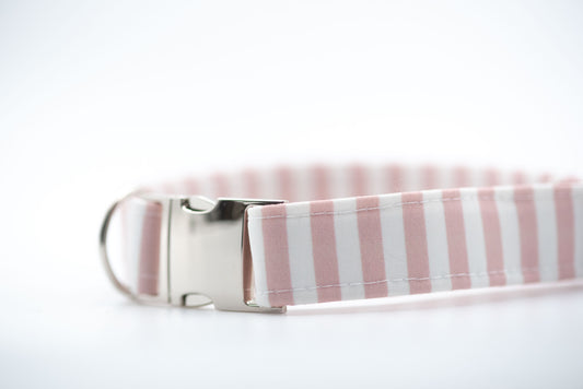 The Blushed Stripe Dog Collar