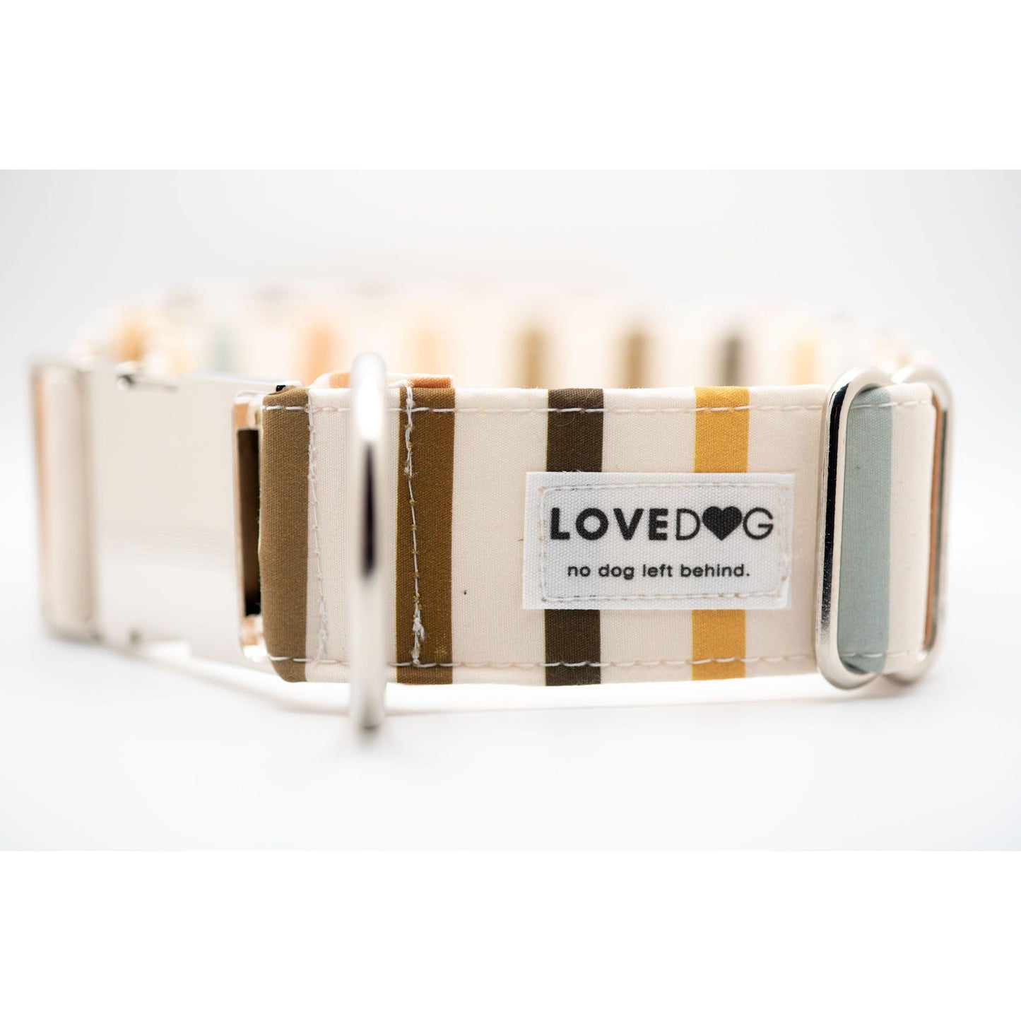 LOVEDOG Boho Stripes Wide Luxe Dog Collar