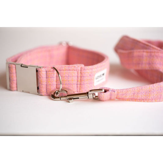 "Jackie O" Fat Collar in Pink Chanel - lovedog