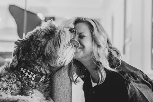 Vintage Wide Luxe Dog Collar – Chanel-Inspired Houndstooth