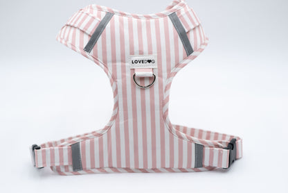 The Blushed Stripe Dog Harness