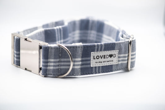 LOVEDOG Wide Luxe Southern Gentleman Dog Collar