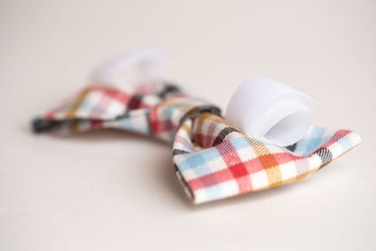 Carnival Ride Plaid Bowtie - lovedog 