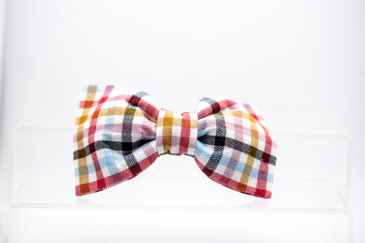 Carnival ride plaid bowtie