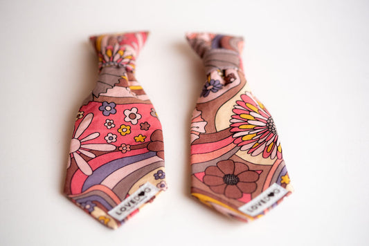 Hipster Dog Necktie - lovedog 
