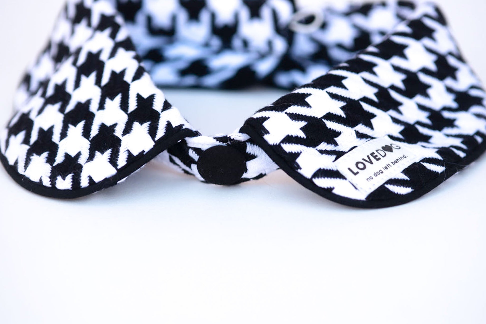 Peplum Collar in Vintage Houndstooth - lovedog 